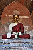 Bagan Myanmar. Sulamani temple. Buddha images. 